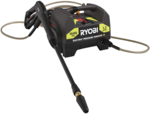 ryobi electric pressure washer 1600 psi